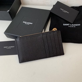 Новая модель кошелька Saint Laurent, изготовленная из импортной к