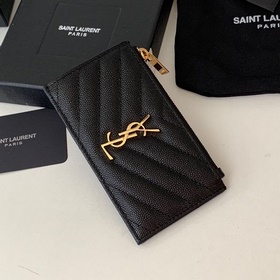 Новая модель кошелька Saint Laurent, изготовленная из импортной к
