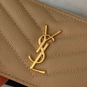Новая модель кошелька Saint Laurent, изготовленная из импортной к