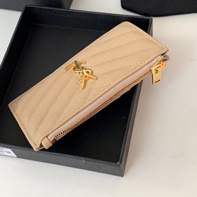 Новая модель кошелька Saint Laurent, изготовленная из импортной к
