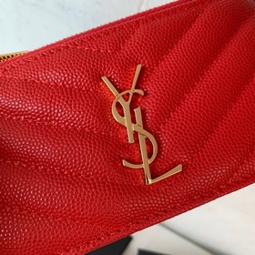 Новая модель кошелька Saint Laurent, изготовленная из импортной к