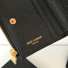 Сумка для мелочи Saint Laurent с двумя складками, импортная мелка