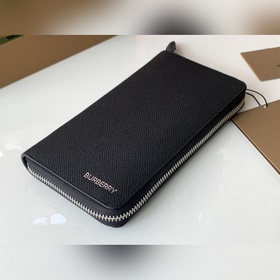 Burberry Сумка с застежкой-молнией из зернистой кожи Большая пов