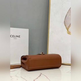 CELINE Сумка из гладкой кожи Внутренняя подкладка из кожи/ткани, 