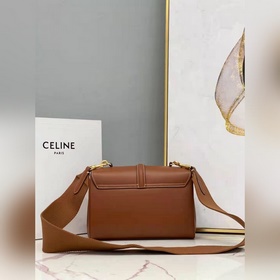 CELINE Сумка из гладкой кожи Внутренняя подкладка из кожи/ткани, 