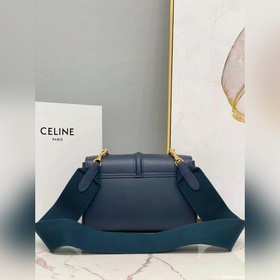 CELINE Сумка из гладкой кожи, подкладка из кожи/ткани, через пле