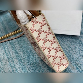 CELINE Красные элементы украшают классический силуэт Капсульная 