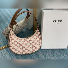 CELINE Красные элементы украшают классический силуэт. Капсульная
