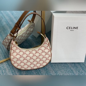 CELINE Красные элементы украшают классический силуэт. Капсульная