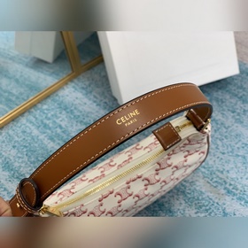 CELINE Красные элементы украшают классический силуэт. Капсульная