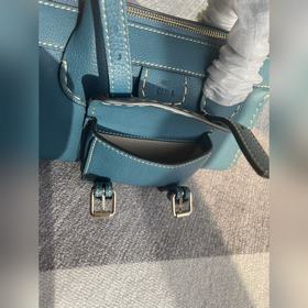 CHLOE Новая модель мини-сумки из хлопкового полотна/водяной кожи