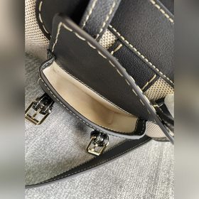 CHLOE Новая мини-сумка из хлопкового полотна/водяной кожи Способ 