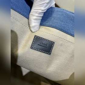 CHLOE  woody Tote, ограниченная серия в цвете «полуночный синий