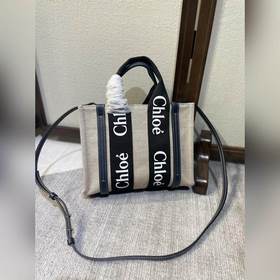 CHLOE woody Tote, ограниченная серия в цвете «полуночный синий»