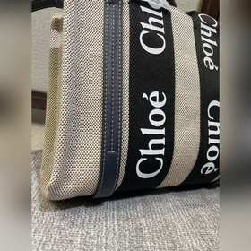 CHLOE woody Tote, ограниченная серия в цвете «полуночный синий» 