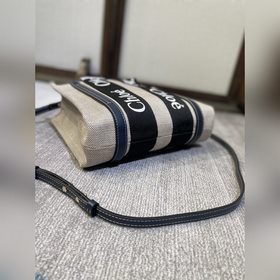 CHLOE woody Tote, ограниченная серия в цвете «полуночный синий» 