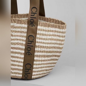 CHLOE Большая сумка-корзина Woody с лентой Woody Классическая сум
