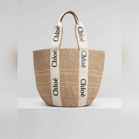 CHLOE Большая сумка-корзина Woody с лентой Woody Классическая сум
