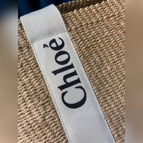 CHLOE Большая сумка-корзина Woody с лентой Woody Классическая сум