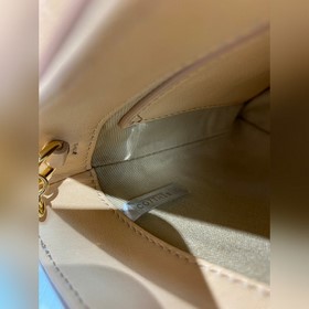 CHLOE Маленькая сумка ABY LOCK из гладкой кожи с тиснением под ко