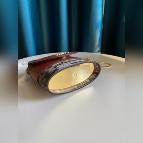 Chloe Маленькая сумка ABY LOCK с тиснением под кожу ящерицы, сшит