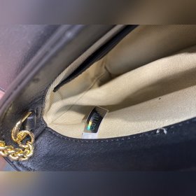 CHLOE  Маленькая сумка ABY LOCK с тиснением под кожу крокодила, 