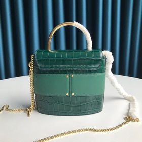 CHLOE  Маленькая сумка ABY LOCK с тиснением под кожу крокодила, 