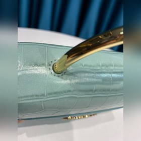 CHLOE  Маленькая сумка ABY LOCK с тиснением под кожу крокодила, 