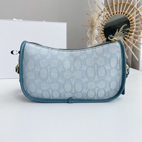 Coach Модель： C0721 23 Классическая сумка с логотипом из ткани 
