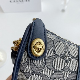Coach Артикул： C0721 23 Классическая сумка с логотипом из ткани