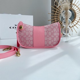 Coach Артикул： C0721 23 Классическая сумка с логотипом из ткани
