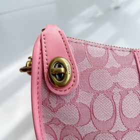 Coach Артикул： C0721 23 Классическая сумка с логотипом из ткани
