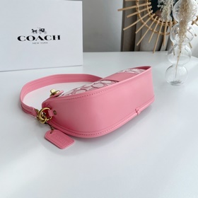 Coach Артикул： C0721 23 Классическая сумка с логотипом из ткани
