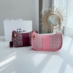 Coach Артикул： C0721 23 Классическая сумка с логотипом из ткани