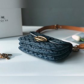Сумка Coach через плечо Модель： 3630  Серия Chambray в стиле рет