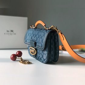Сумка Coach через плечо Модель： 3630  Серия Chambray в стиле рет