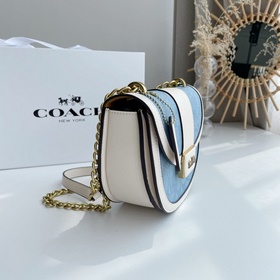 Coach Модель： C4694 Новейшая модель сумки-седла, полукруглая сум