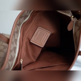 Coach Женская сумка F58292 Классическая сумка с логотипом C из П