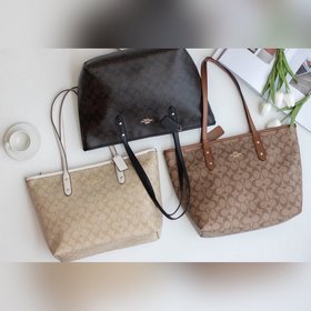 Coach Женская сумка F58292 Классическая сумка с логотипом C из П