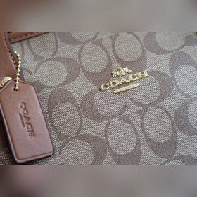 Coach Женская сумка F58292 Классическая сумка с логотипом C из П
