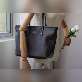 Coach Женская сумка F58292 Классическая сумка с логотипом C из П