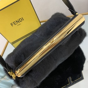 FENDI Итальянское натуральное меховое изделия из норки Большая су