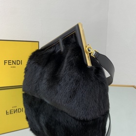FENDI Итальянское натуральное меховое изделия из норки Большая су