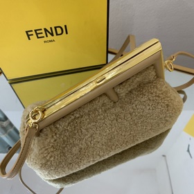 FENDI Меньшая сумка из овечьей шерсти высшего качества сумка Fir