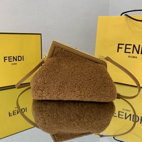 FENDI Меньшая сумка из овечьей шерсти высшего качества сумка Fir