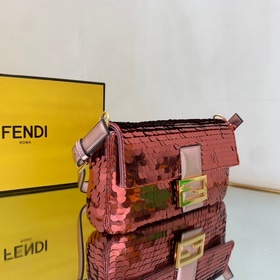 FENDI Сумка через плечо 97 Большая сумка с вышивкой из золотых 