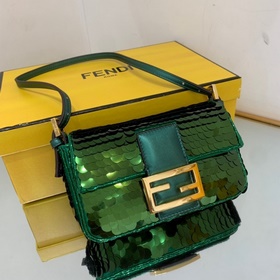 FENDI 97 маленькая сумка с вышитыми золотыми металлическими пай
