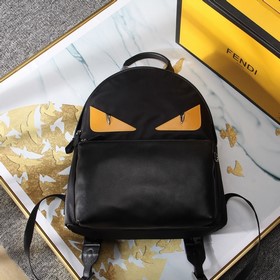FENDI Рюкзак из нейлона с кожаными вставками С вставкой виде гла