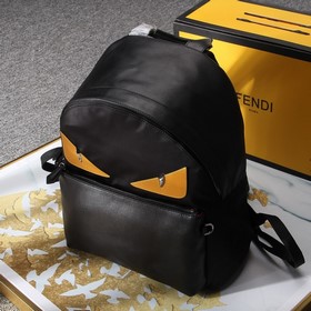 FENDI Рюкзак из нейлона с кожаными вставками С вставкой виде гла