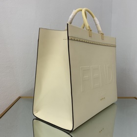 FENDI Новая модель большая сумка с двумя ручками, жесткий органи
